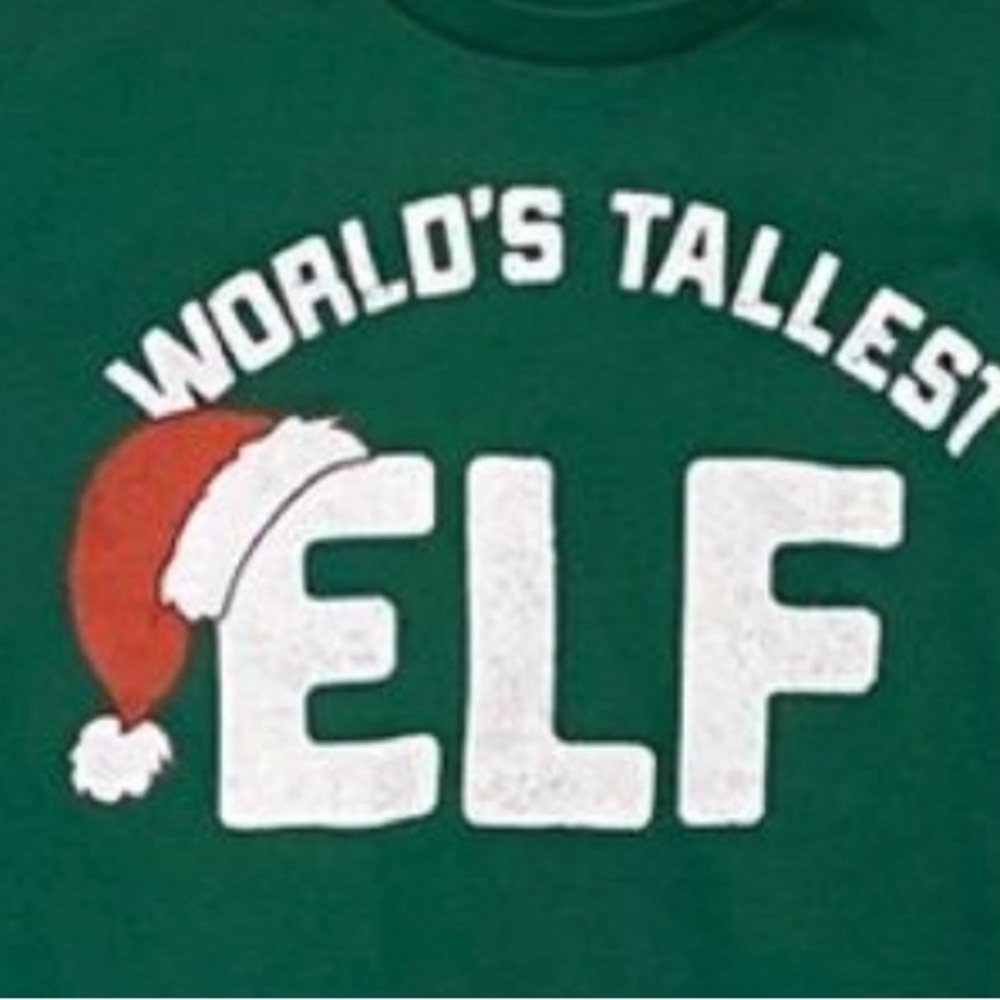 Christmas tshirt “Worlds Tallest Elf” size 2XL